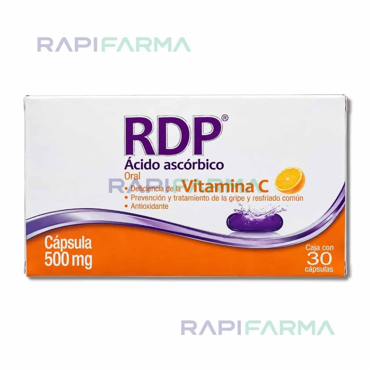 Ácido Ascórbico Vitamina C 500mg 30cap