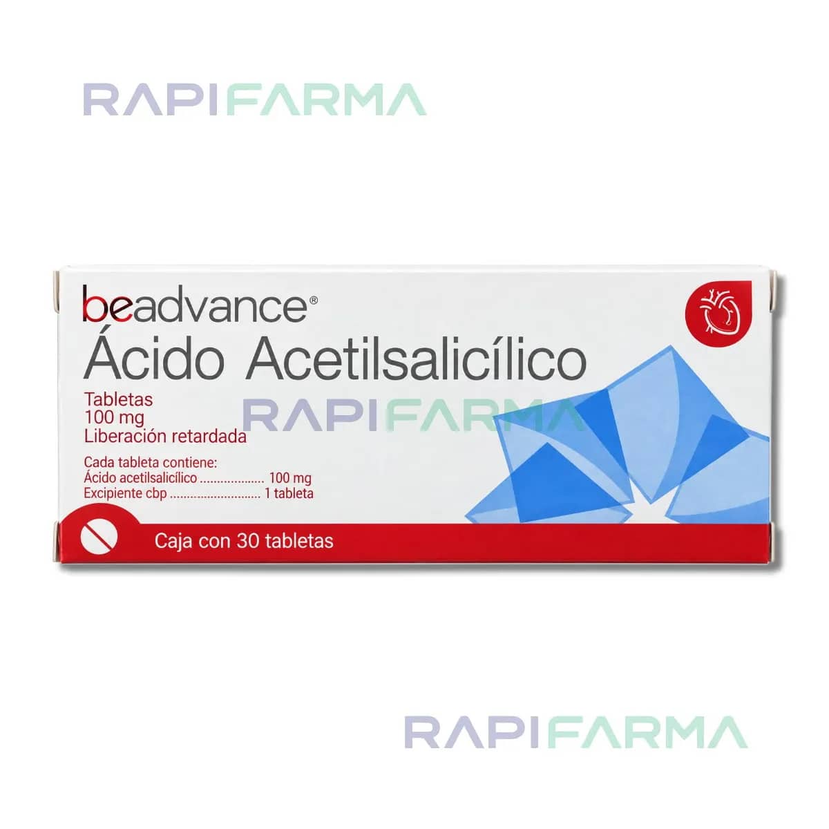 Acido acetilsalicílico 100mg 30tab (Aspirina)