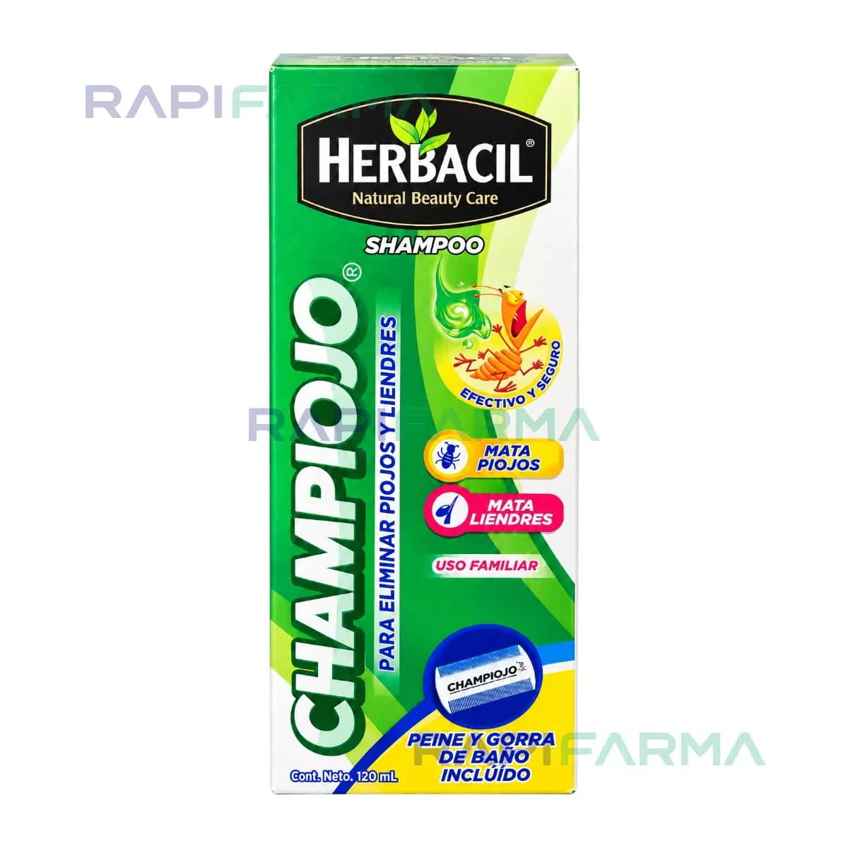 Herbacil shampoo para piojos 120ml