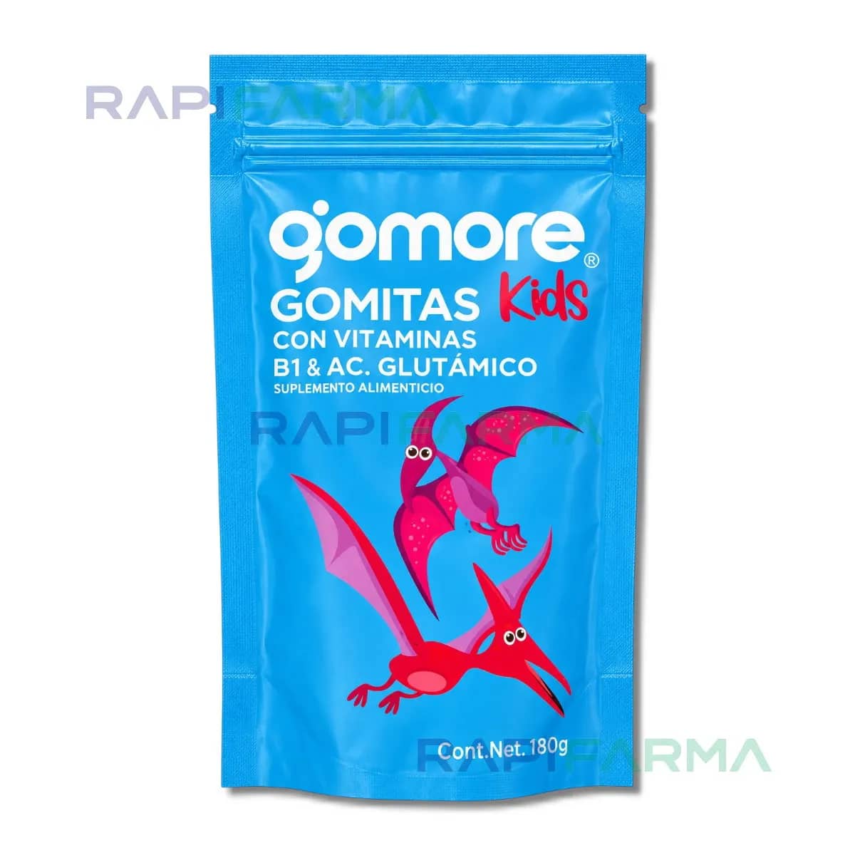 Vitaminas B1 y Ac Glutámico 180g gomitas (Gomore Kids)
