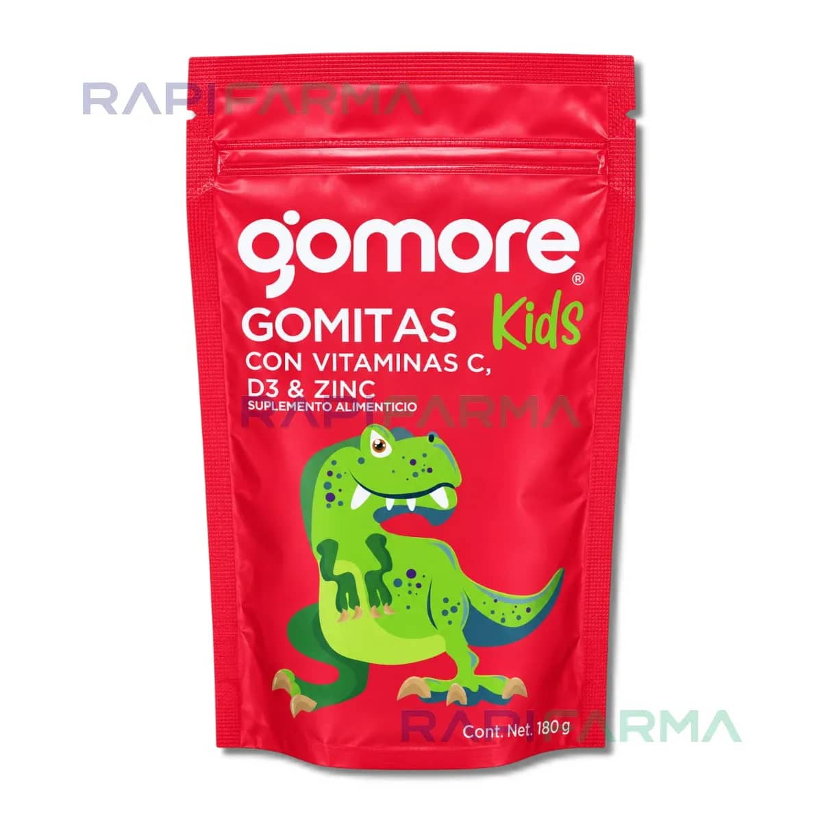 Vitamina C D3 y Zinc 180g gomitas (Gomore Kids)