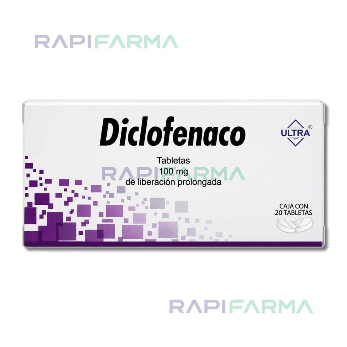 Diclofenaco 100mg 20tab (Ultra)