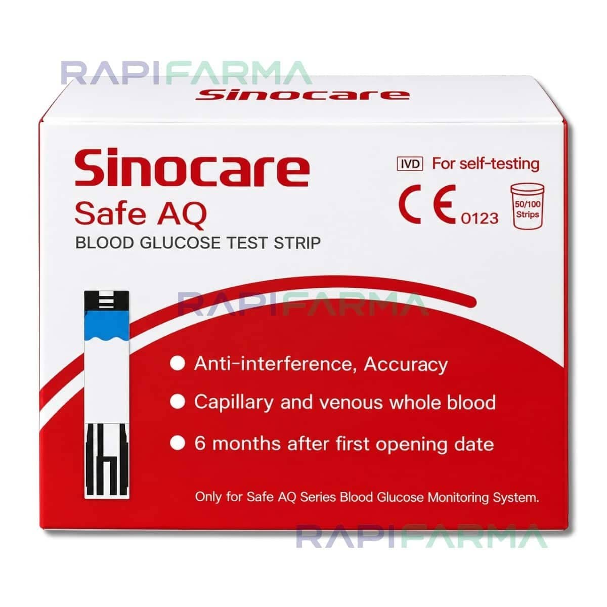 Sinocare Test Strips, 100 Count