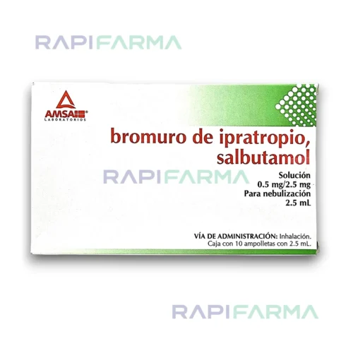 Bromuro de Ipratropio / Salbutamol Solución 0.5 mg / 2.5 mg