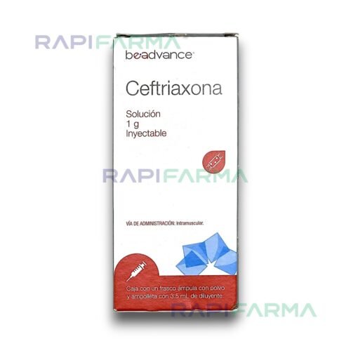Ceftriaxona (Rosefin) 1 g