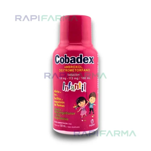Cobadex Infantil (Ambroxol 150 mg / Dextrometorfano 113 mg / 100 mL)