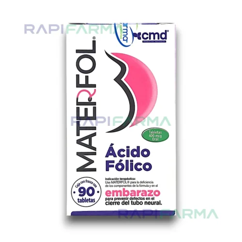 Materfol Tabletas (Ácido Fólico) 400 mcg
