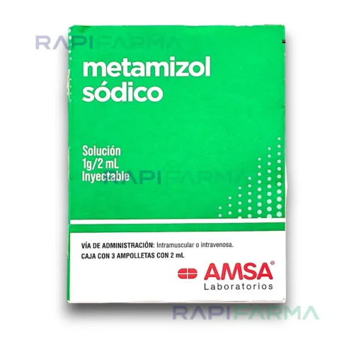 Metamizol Sódico Solución Inyectable 1 g